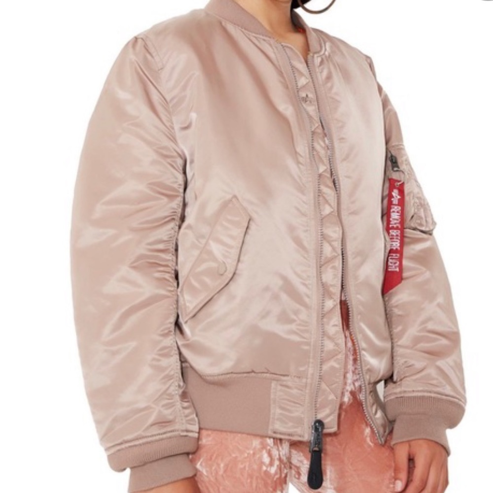 Alpha Industries Mauve Bomber Jacket